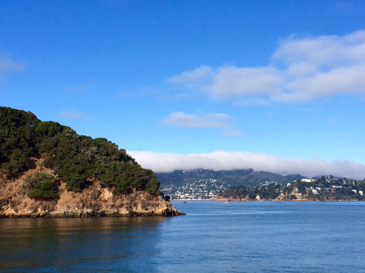 That's Angel Island on the left
