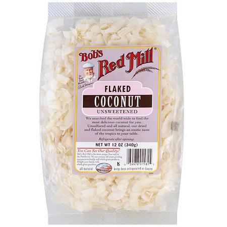 Unsweetened coconut flakes