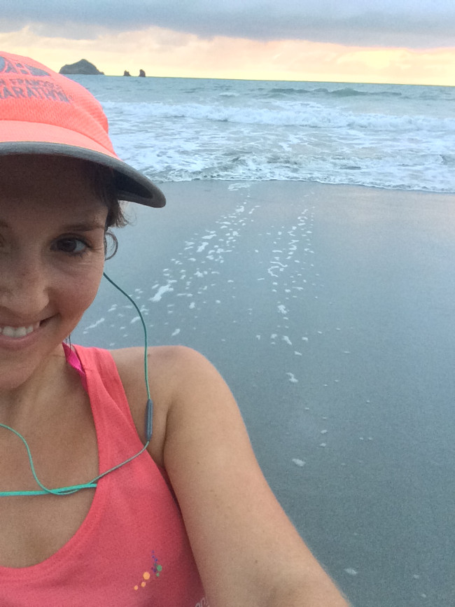 Happy runner with happy feet!