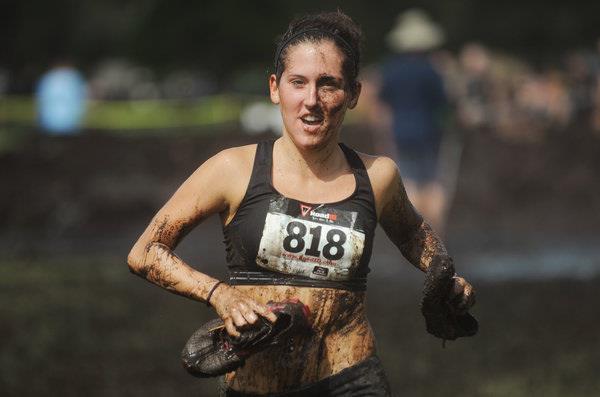 Mud run - like a cave woman