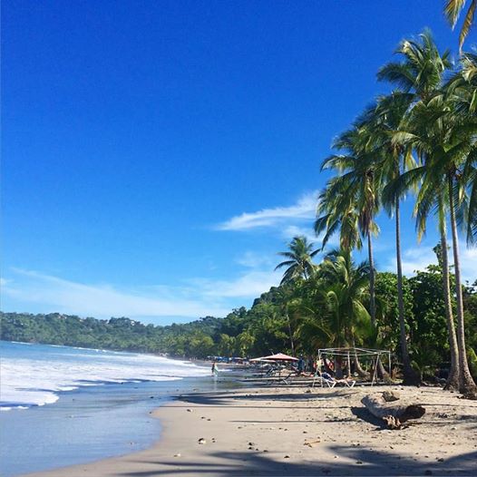 My running path every day in Costa Rica