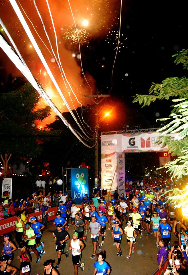 Start of the race was bright and early at 4:30! Runners were excited and ready to go