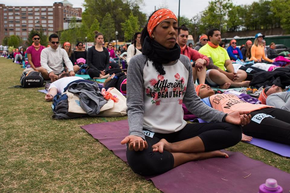 Wanderlust 108 Meditation (Acyuta and i visible in the back)